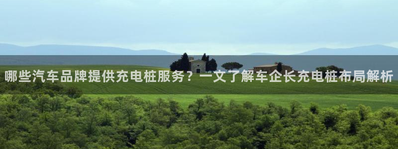 威廉希尔williamhill官网世界杯：哪些汽车品牌提供充电桩服务？一文了解车企长充电桩布局解析