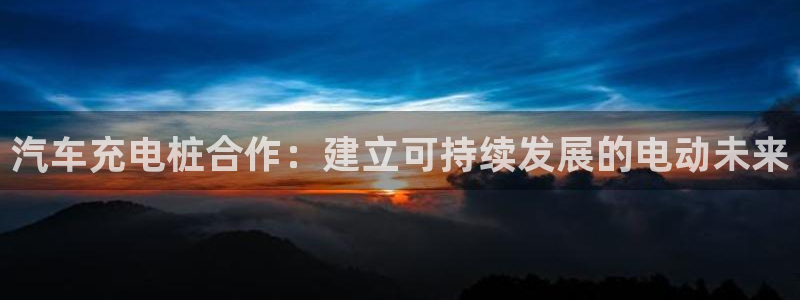 威廉希尔酒店集团董事长：汽车充电桩合作：建立可持续发展的电动未来