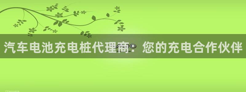 威廉希尔 1.33 4.40 6.00：汽车电池充电桩代理商：您的充电合作伙伴