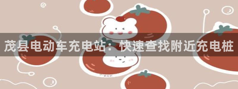 威廉国际网站是什么：茂县电动车充电站：快速查找附近充电桩