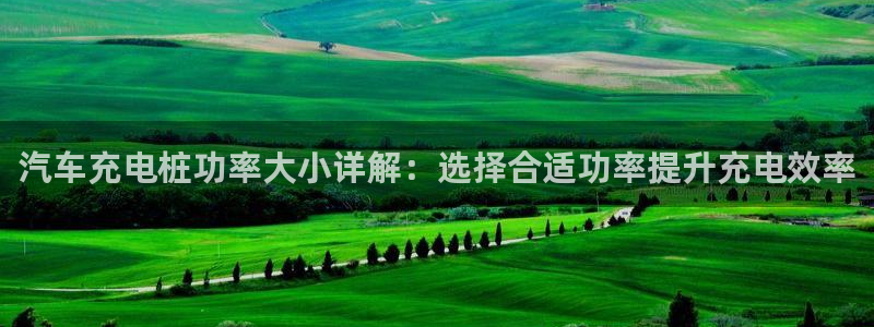 威廉指数计算公式：汽车充电桩功率大小详解：选择合适功率提升充电效率
