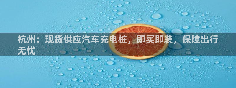 威廉希尔中文网站威廉：杭州：现货供应汽车充电桩，即买即装，保障出行
无忧